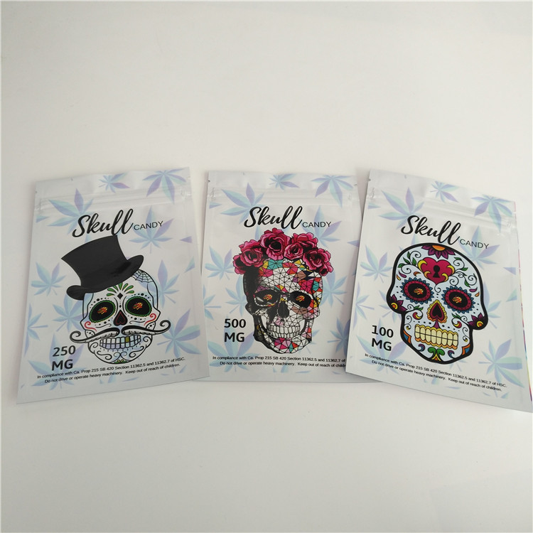 3.5g Túi Mylar tùy chỉnh Lá nhôm Bao bì cho cỏ dại / Thảo dược / Thuốc