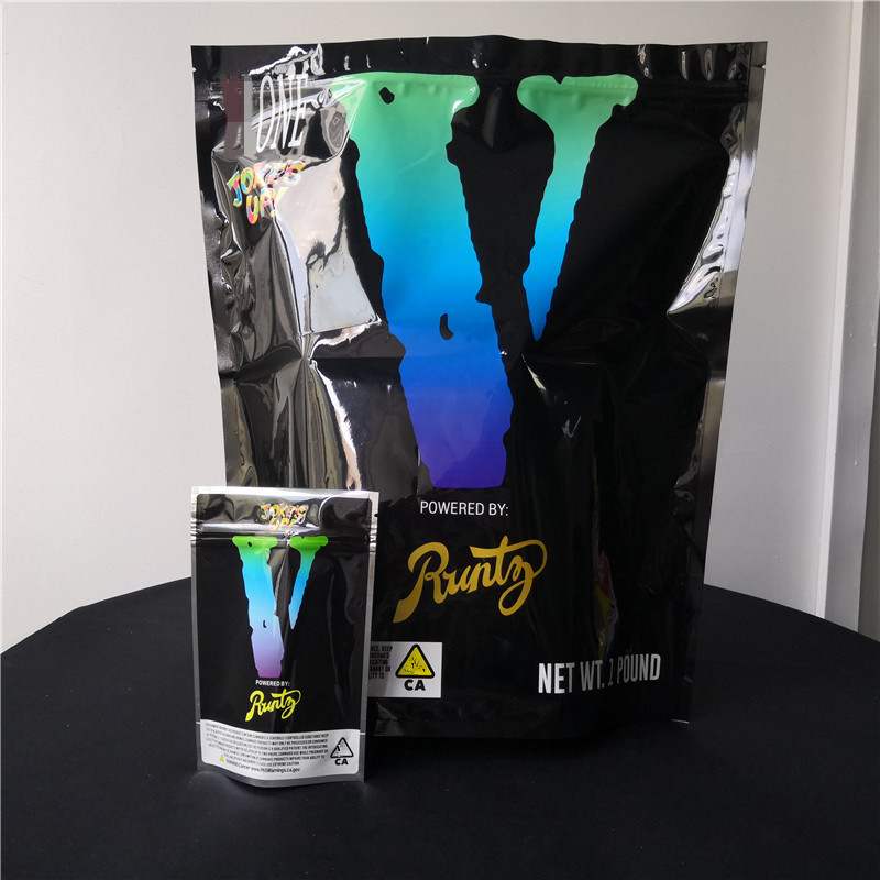 Mùi nhựa bằng chứng đứng lên túi hoa Mylar Bao bì túi