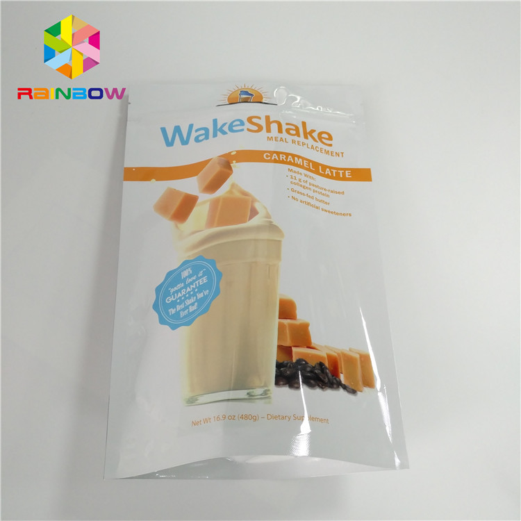 Túi nhựa cấp thực phẩm Bao bì, túi nhôm đứng lên Túi Ziplock bền