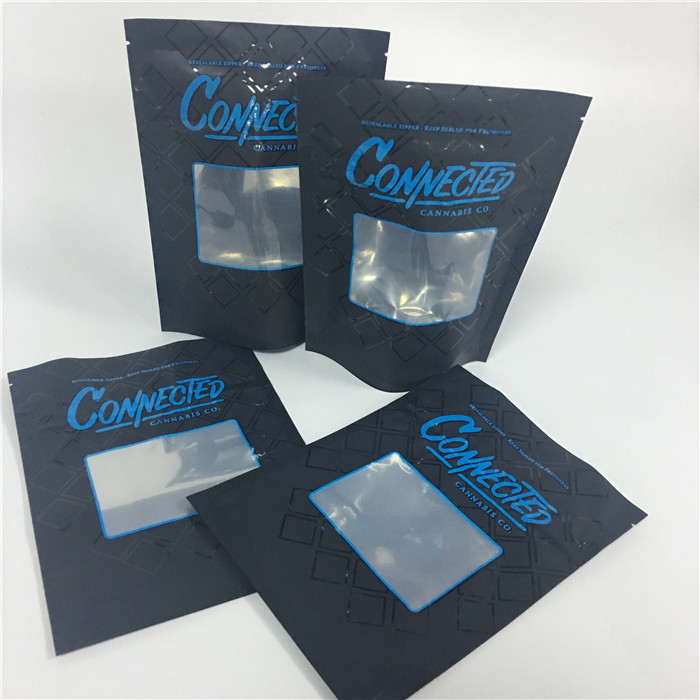 Eco Friendly Herbal Incense Bao bì Bằng chứng Trẻ em Zipper Zipper Thuốc lá Túi