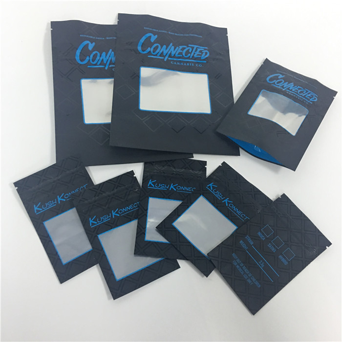 Doypack Thảo dược bao bì Ziplock đứng lên túi cho thuốc lá CBD