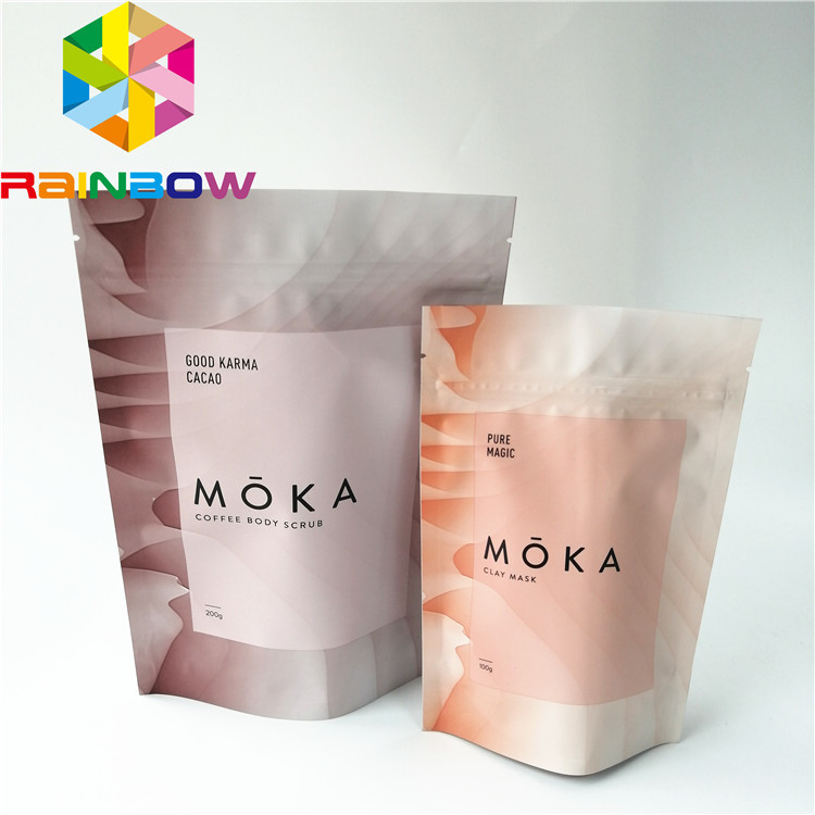 Sea Salt Bao bì đứng lên Túi Zipper Zipper, đứng túi cà phê 9 màu