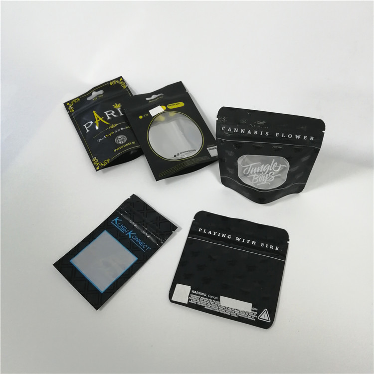 Túi nhựa có thể khóa lại Kẹo Gummy Bear Bao bì Cbd Weed Hemp 7g 28g