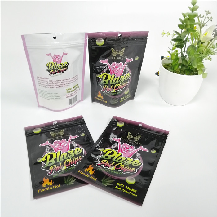 Thực phẩm cấp thảo dược bao bì nhựa Mylar Ziplock cay thịt bò túi