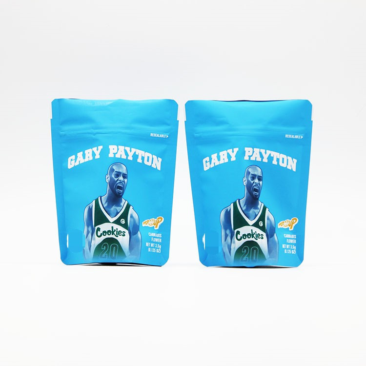 Túi tùy chỉnh bao bì thảo dược, Mylar Cookies Đứng lên Zipper Zipper