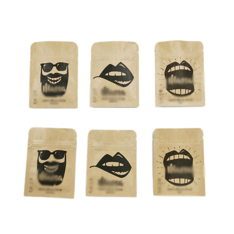 Bao bì thực phẩm Đứng lên Zipper Zipper Túi nhựa tái chế Ziplock cho các loại hạt