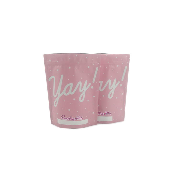 Túi nhựa có thể đóng gói Bao bì Ziplock Shinny Túi chà tự nhiên In ống đồng