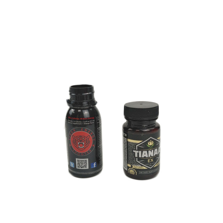 Glossy Lamination Shrink Tay áo Nhãn Pet / Pvc Chai nhựa Cup Non Toxic