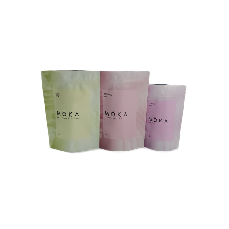 Mờ mờ kết thúc túi bao bì nhựa