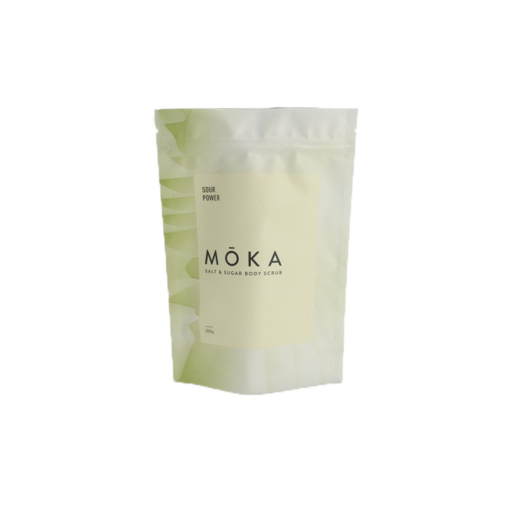 Tùy chỉnh in đứng lên Túi nhôm Lá tái sử dụng Matt Ziplock Túi trà cà phê