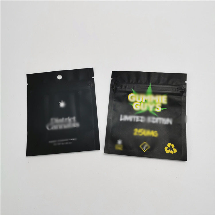 In kỹ thuật số Túi nhựa Đóng gói Thoát Mylar Túi cho CBD Gummies Bao bì