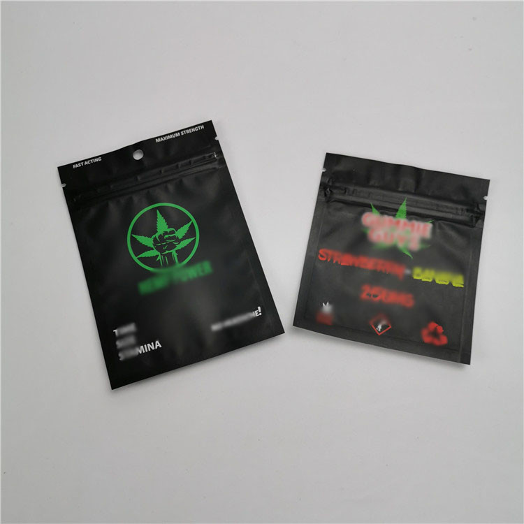 Túi nhựa Ziplock có thể khóa lại Bao bì Runtz Smell Proof 3.5 Gram Nhãn tùy chỉnh In