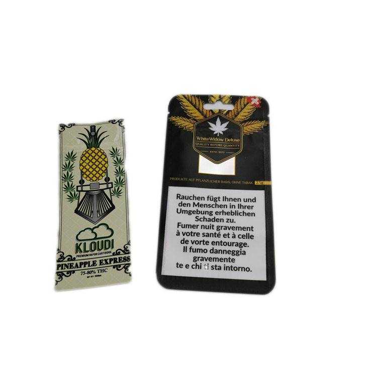 Heat Heat Stand Up Zipper Túi Túi có thể tái chế Thuốc lá / Bao bì thuốc lá