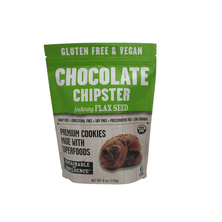 Snack Bao bì ziplock nhiều lớp lá đứng lên túi