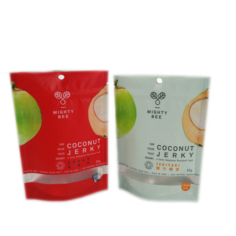 Cấp thực phẩm Hang Hole PET Nhôm Lá nhựa Túi nhựa