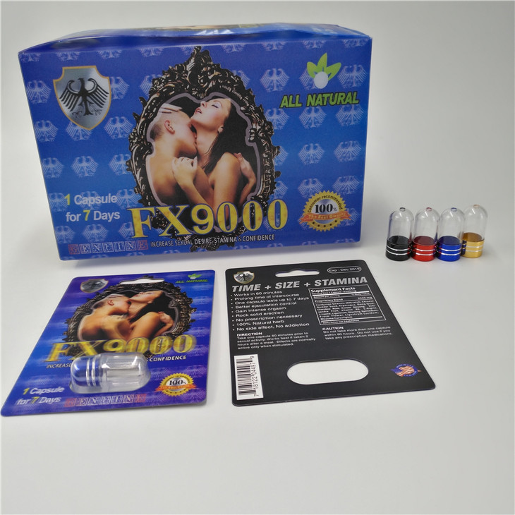 Tùy chỉnh in nhựa Rhino Pills Thẻ vỉ đóng gói