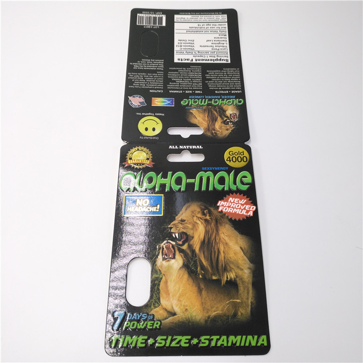 CMYK màu tùy chỉnh thẻ nhựa bao bì giấy