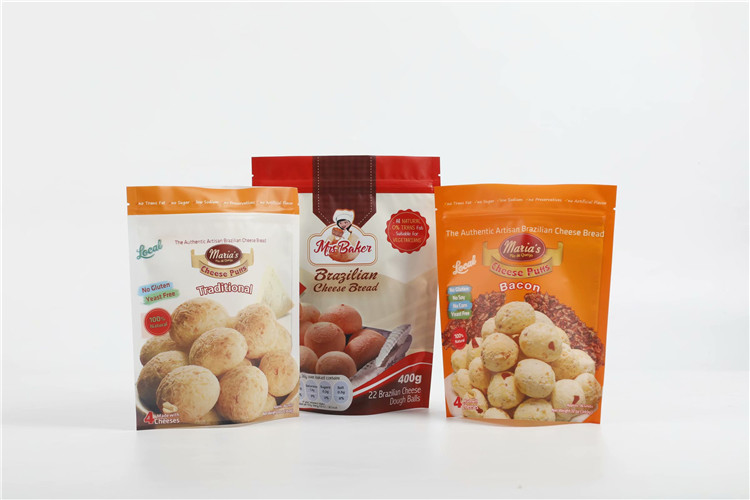 Fruit Banana Chips 120 Mircon Đứng lên Zipper Zipper