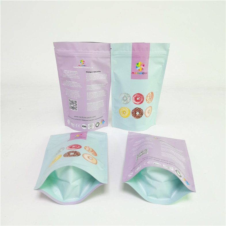 Túi đựng kẹo Doypack Ziplock Túi đựng giấy bạc cho Snack / Donut