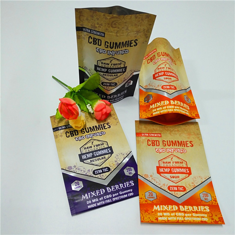 MOPP 3.5g 7g In ống đồng chống mùi hôi Túi Mylar