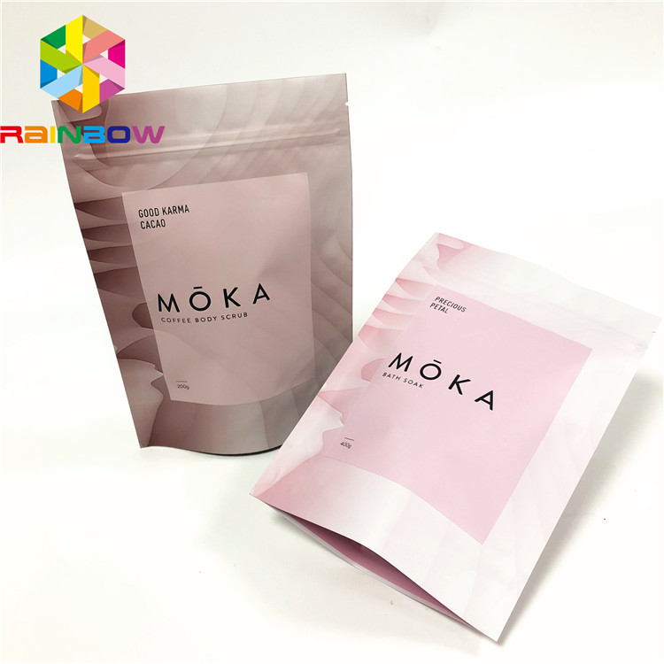 Chất lượng cao Túi sinh học có mùi phân hủy bằng nhựa mờ Ziplock