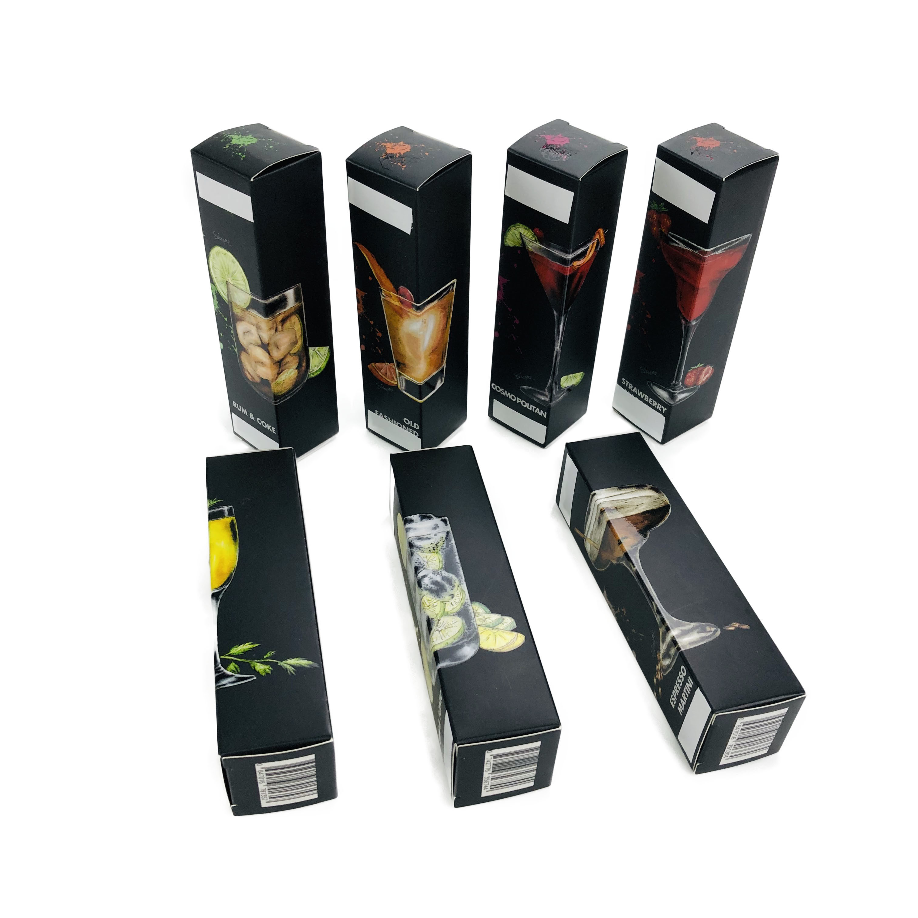 Matte Finish Hộp giấy nhẹ Bao bì Hộp có thể gập lại Màu CMYK cho đồ uống