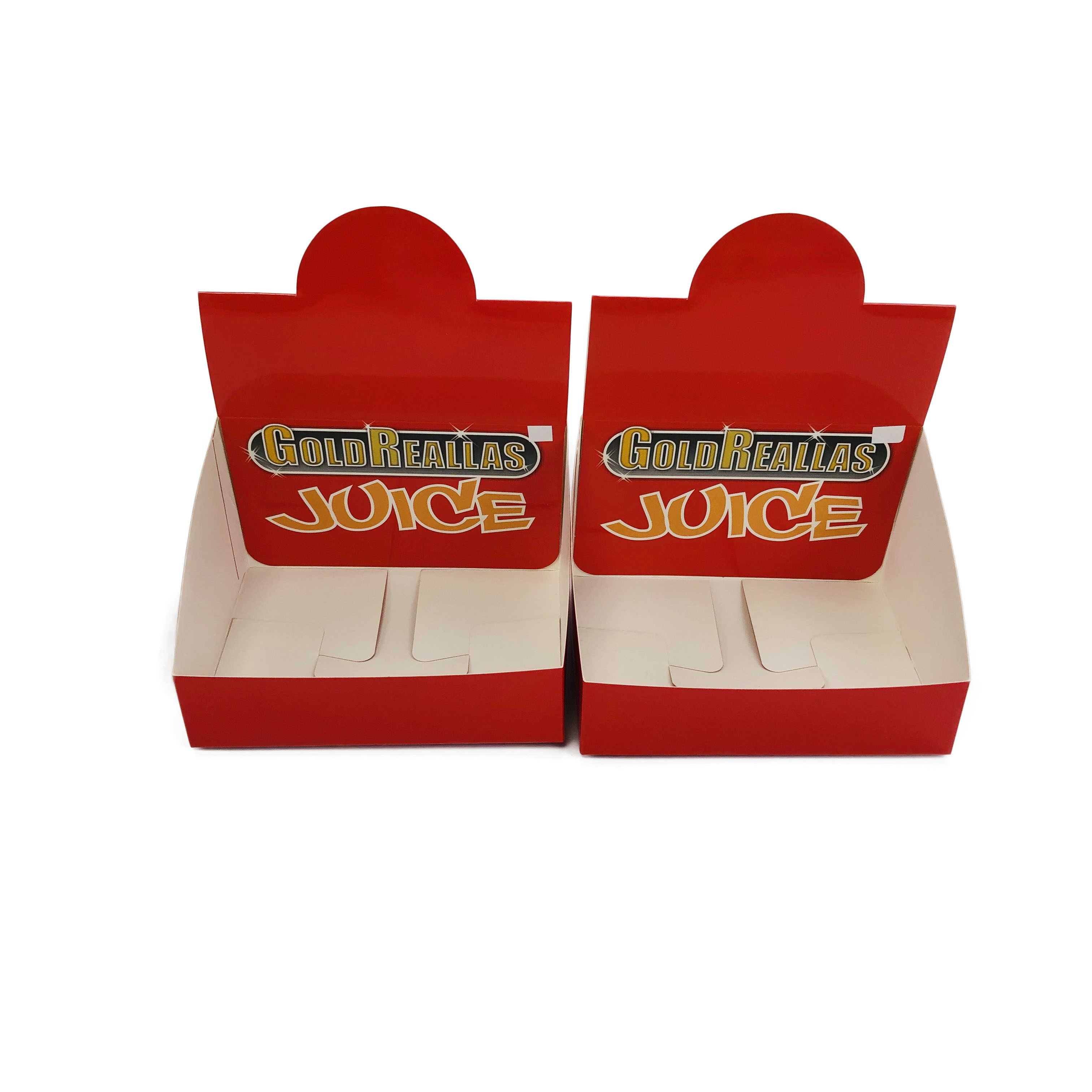 Hộp trưng bày bằng giấy bìa cứng Màu CMYK cho Chai bóng Túi trưng bày Bao bì