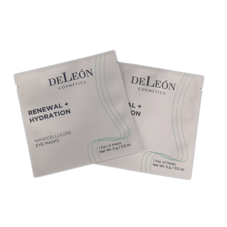 Túi nhỏ màu trắng Thiết kế in ấn tùy chỉnh Túi bao bì mỹ phẩm nhiều lớp