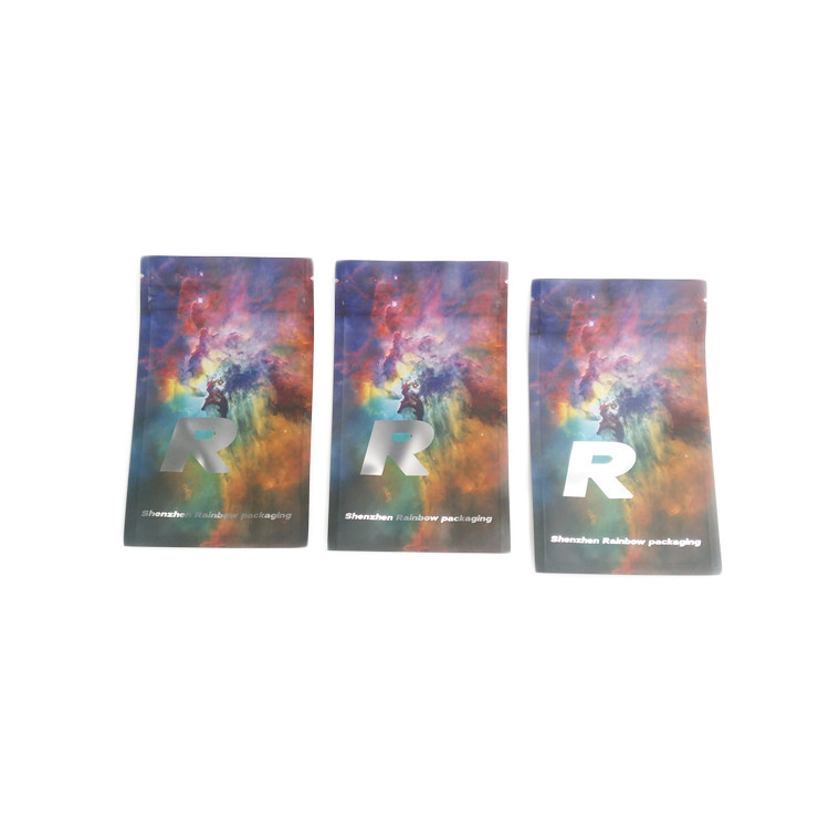 50mg 70mg 125mg Child Proof Túi nhỏ Mylar Tùy chỉnh Mùi bằng chứng Kẹo mờ Ziplock Thực phẩm bằng nhựa Kẹo dẻo Túi mảnh