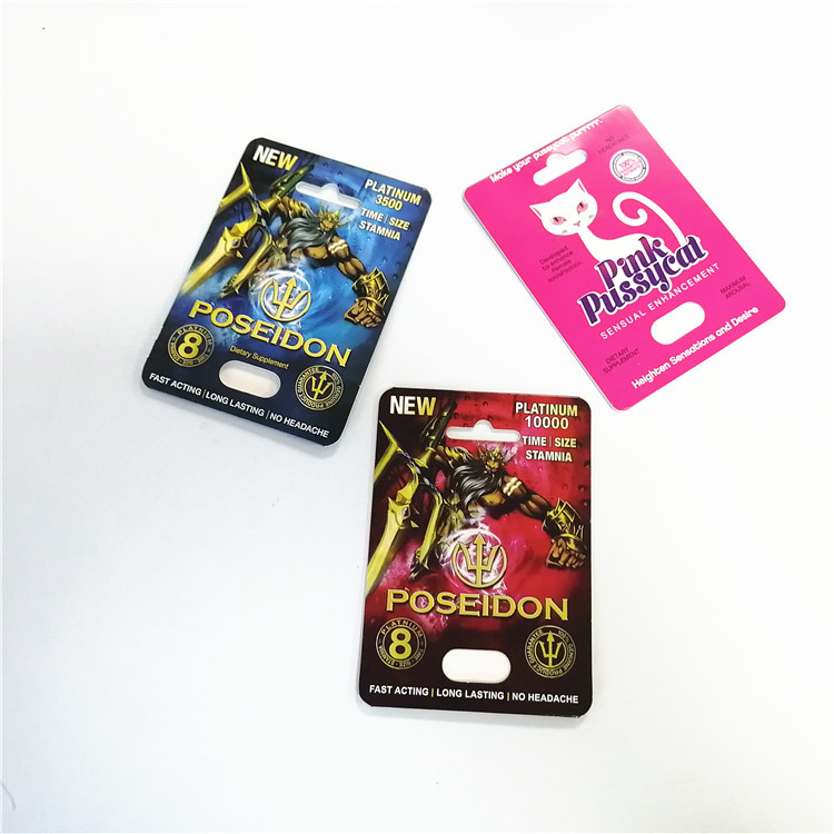 Hộp trưng bày thuốc tê giác Thuốc tăng cường hoạt động tình dục Nam giới Thẻ giấy Hình dạng Tê giác