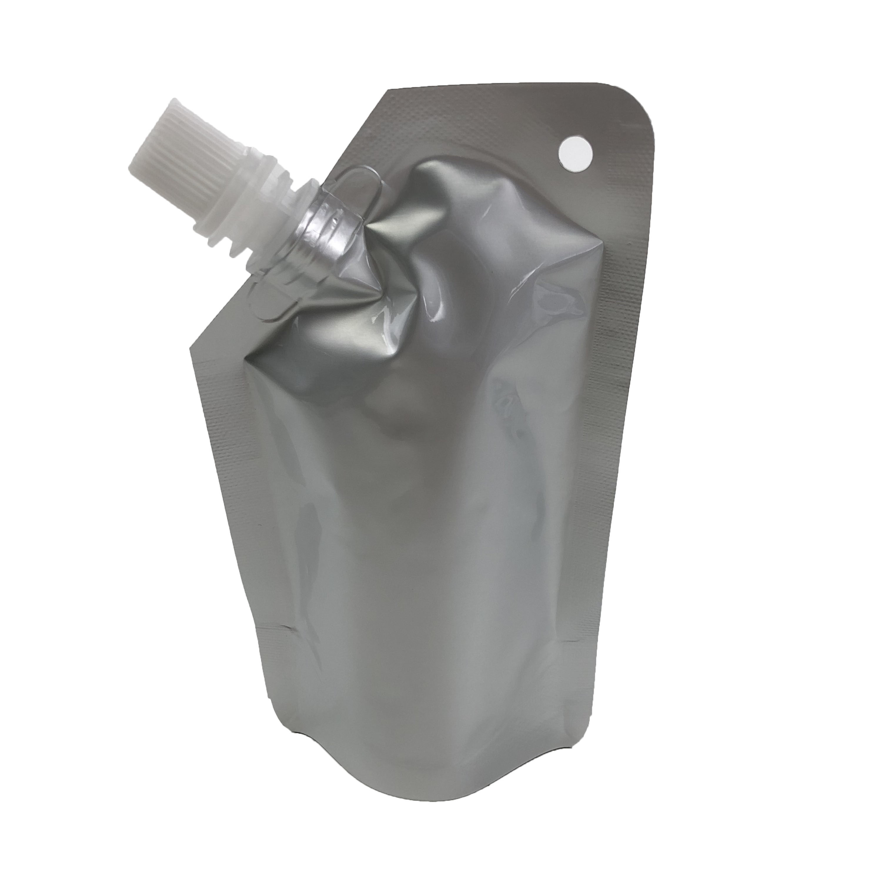 Túi in chất lượng cao tùy chỉnh Túi đựng thức ăn có vòi với túi đóng gói bằng lá nhôm có dây kéo cho thức ăn trẻ em