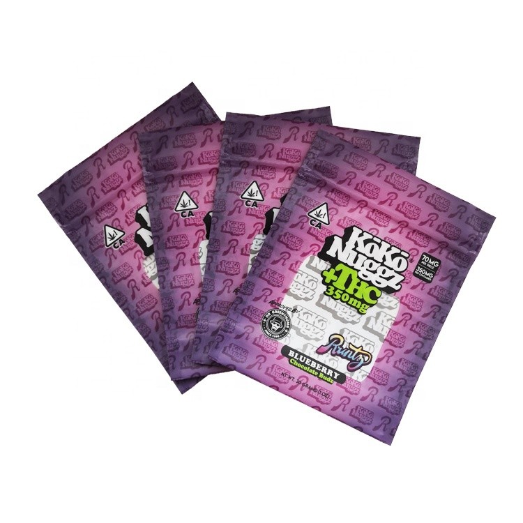 Heat Seal Herbal 180 Mic CBD Cannabis Stand Up Pouch