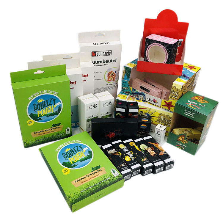 Các tông 250gsm Bao bì hộp giấy CBD có logo