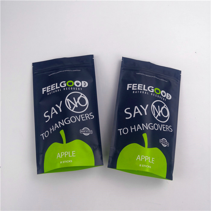 Đồ ăn nhẹ Thực phẩm Mylar 110mic Túi có dây kéo đứng Logo tùy chỉnh