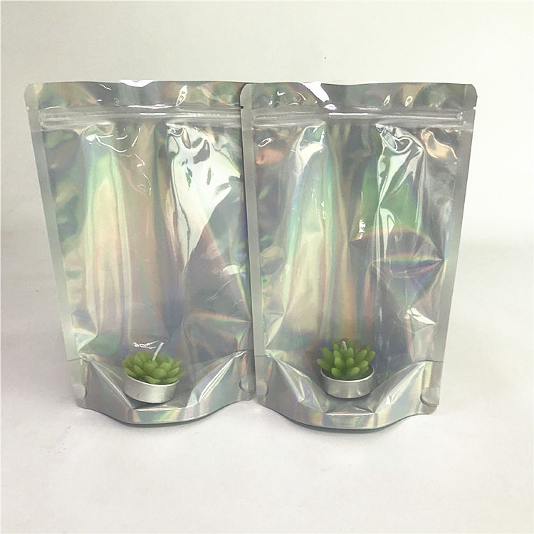 In ống đồng phía trước rõ ràng Túi nhựa ba chiều màu CMYK