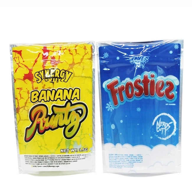 3.5g 7g CBD Túi đựng hương thảo mộc có cửa sổ rõ ràng