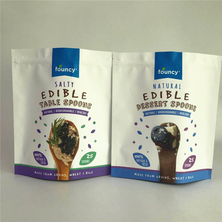 Túi bao bì giấy nhôm mờ được chấp nhận tùy chỉnh Túi bánh quy