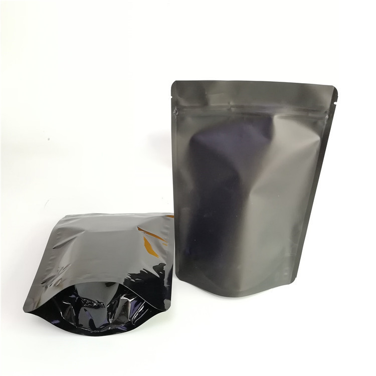 Giấy nhôm mờ hoặc bóng mờ tùy chỉnh được chấp nhận Túi đứng có dây kéo