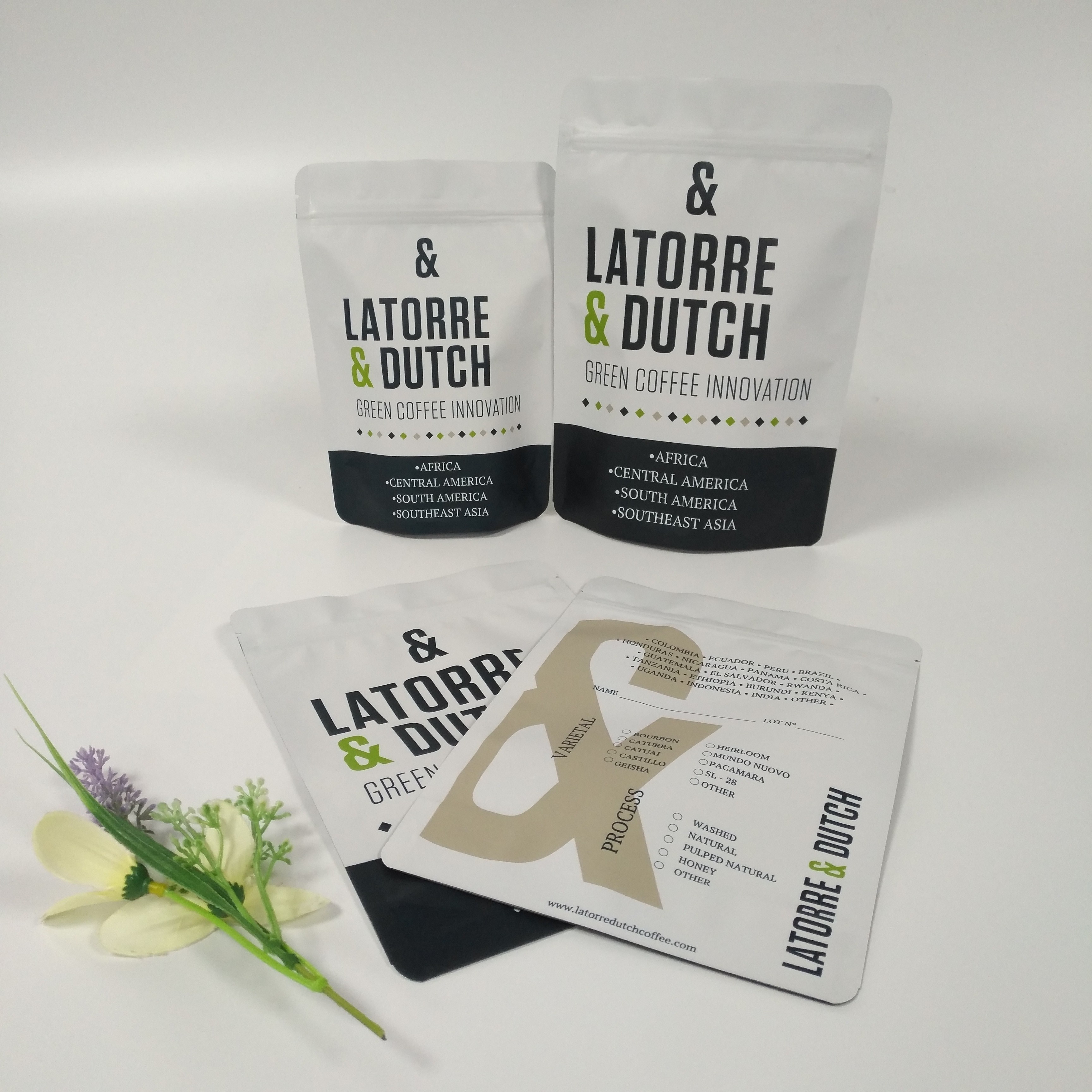 In kỹ thuật số Túi bao bì tẩy tế bào chết bằng nhôm mờ