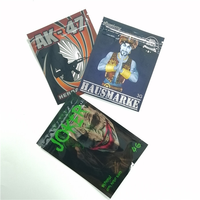 Cmyk 100microns Hương thảo mộc Bao bì 4g