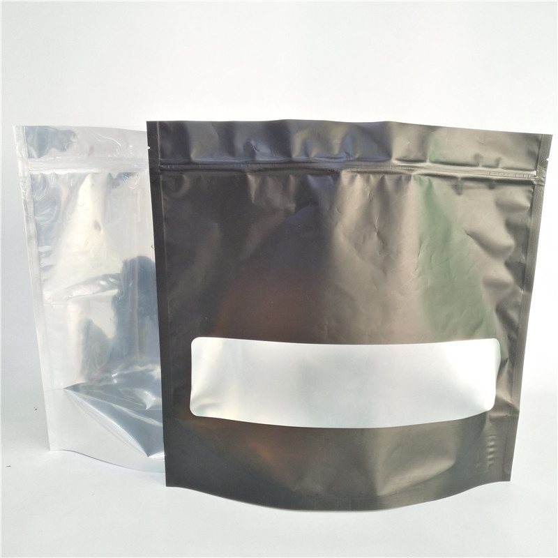 Cửa sổ trong suốt SGS Weed Baggies Túi nhựa Mylar Doypack