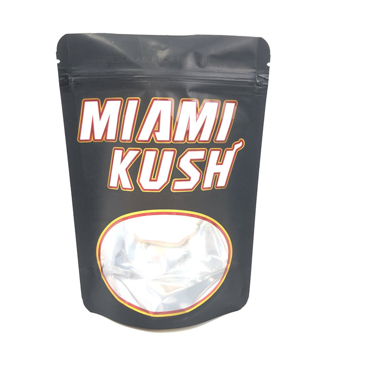 Tùy chỉnh 1 / 8oz 3.5g CBD Cr Exit Mylar Bao bì bằng giấy bạc chống trẻ em cho kẹo cao su