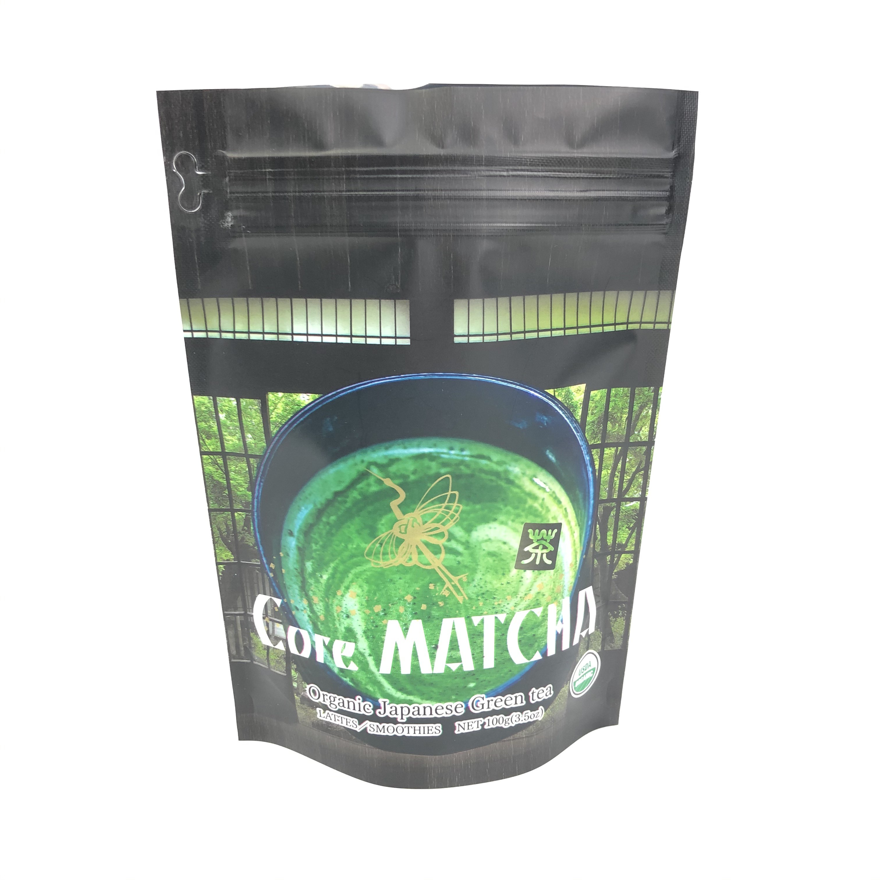 MOPP Túi đứng lên có thể uốn lại 120 micron cho trà xanh