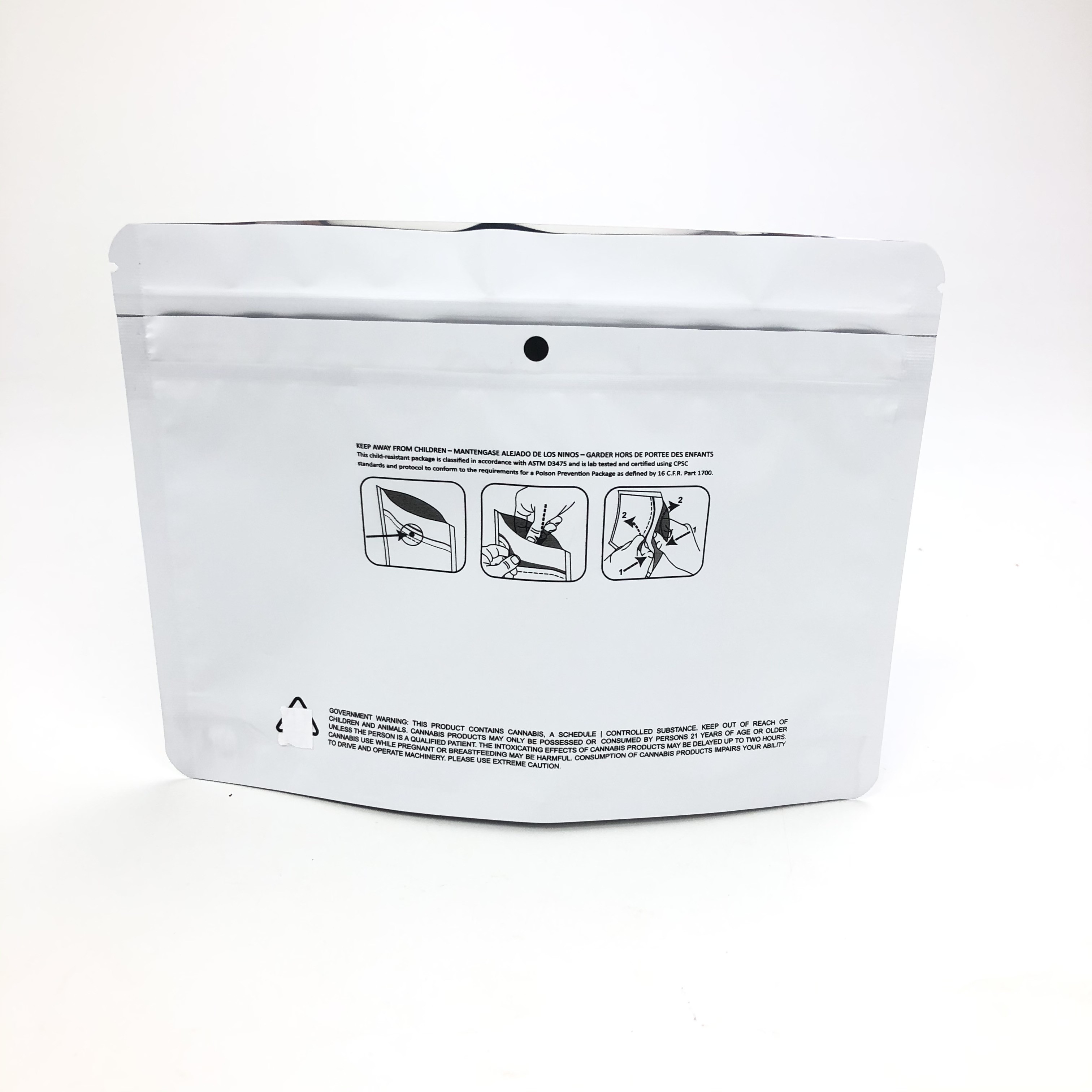 250g 500g Túi đứng chống trẻ em VMPET cho bột protein