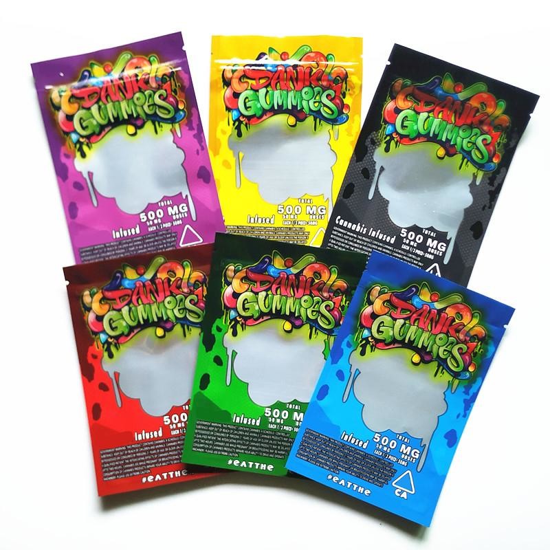 CMYK 4.3 Mils Túi giấy chống trẻ em dày Cbd Phong bì