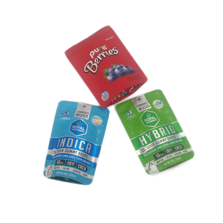 Hoa cây gai dầu 7g 3.5g Túi cần sa nhôm lá