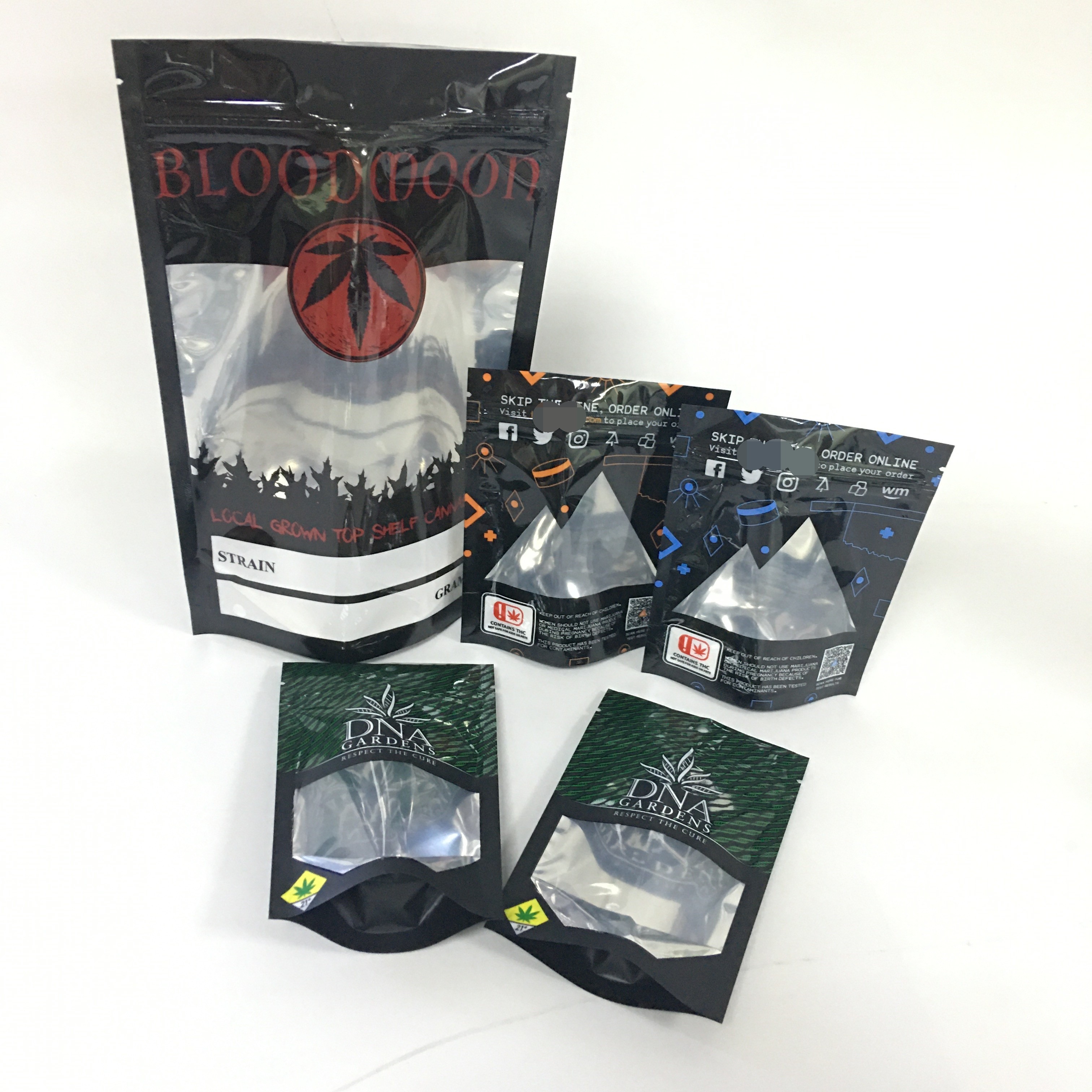 Bột giấy bạc tái sử dụng CMYK 120micron Cbd Gummy