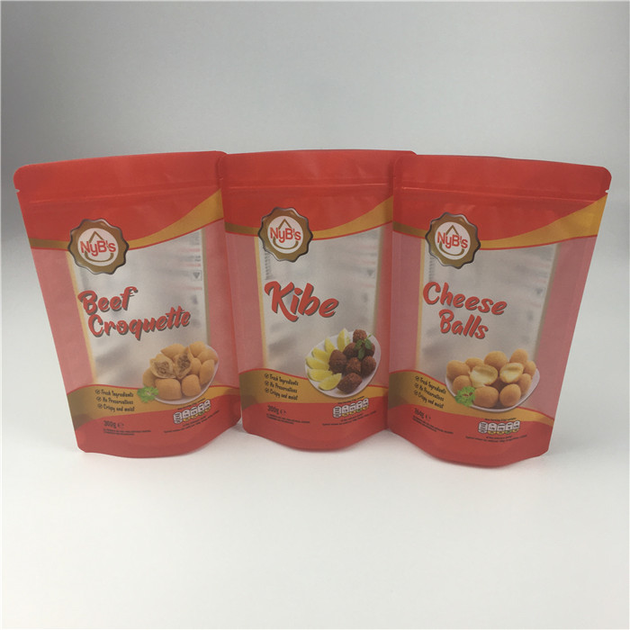 Cửa sổ mờ 120micron VMPET Túi Ziplock bằng nhôm CMYK