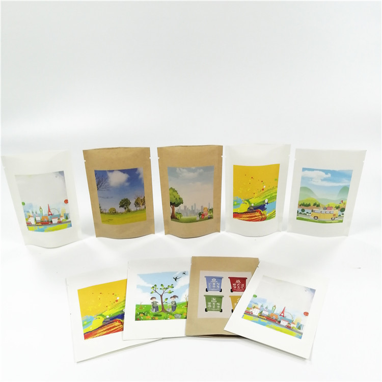 MOPP VMPET Túi giấy Kraft phân hủy sinh học 100mircon