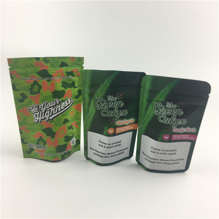 Biểu trưng tùy chỉnh Kẹo dẻo Mylar Túi giấy bạc ăn được Bao bì In có thể tái sử dụng